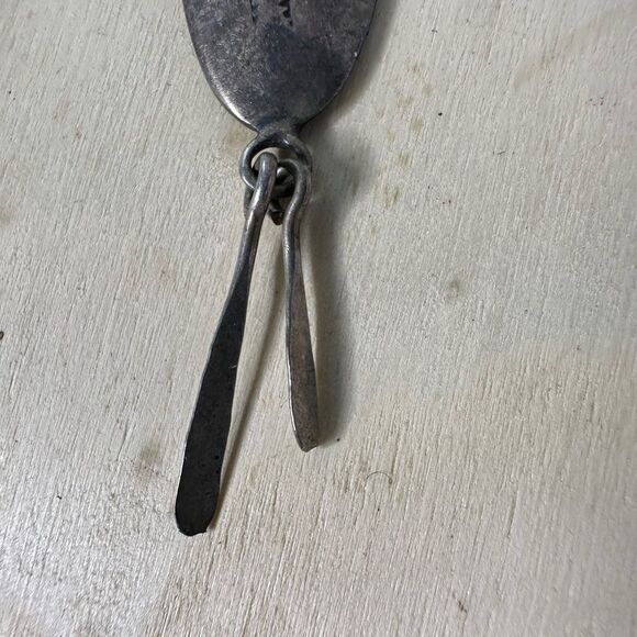 Vintage Manuelito Navajo Sterling Turquoise Pendant - Picture 3 of 8